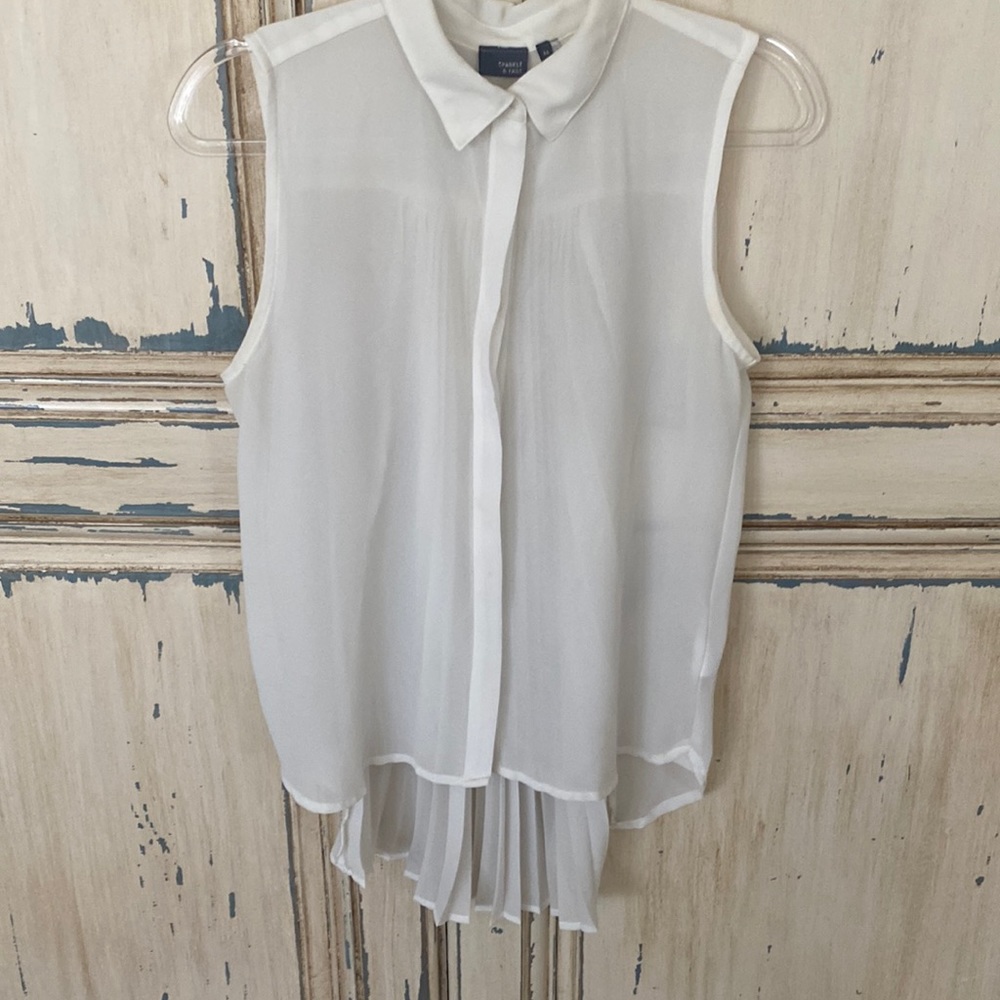 SPARKLE AND FADE OFF WHITE BLOUSE MEDIUM